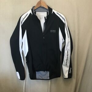 GORE Bike Wear Men's Black & White Performance Jacket